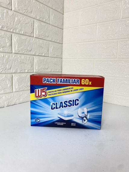 W5 таблетки для посудомийної машини Classic 60 шт