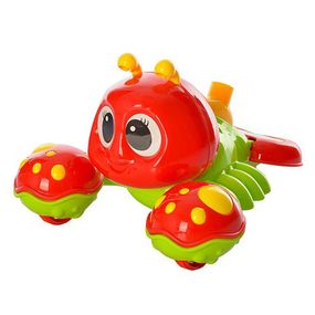 Детская каталка "Краб" 0350MR на палке Красный