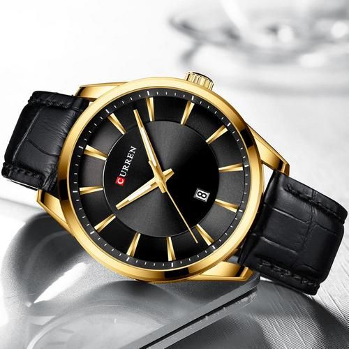 Чоловічий годинник Curren 8365 Black-Gold | Зображення 1