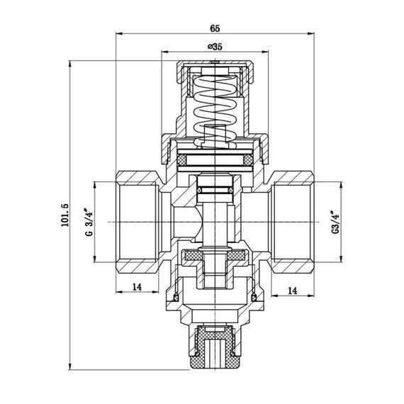Редуктор Thermo Alliance Standart 3/4" SF241W20 | Зображення 1