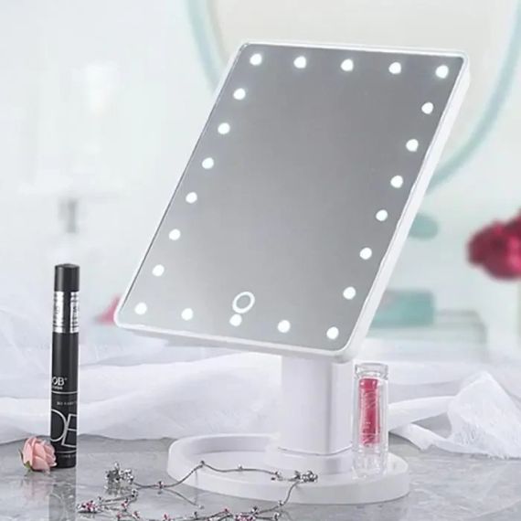 Рожевий Дзеркало з LED підсвічуванням для макіяжу Magic MakeUp Mirror | Зображення 1