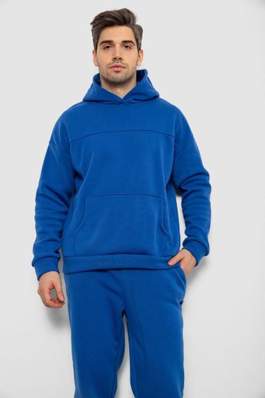 Спортивный костюм мужской на флисе, цвет электрик, 238R029 | Зображення 1