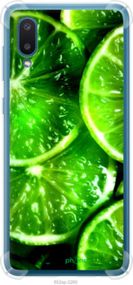 Чохол на Samsung Galaxy A02 A022G Зелені часточки лимона "852sp-2260-2448"
