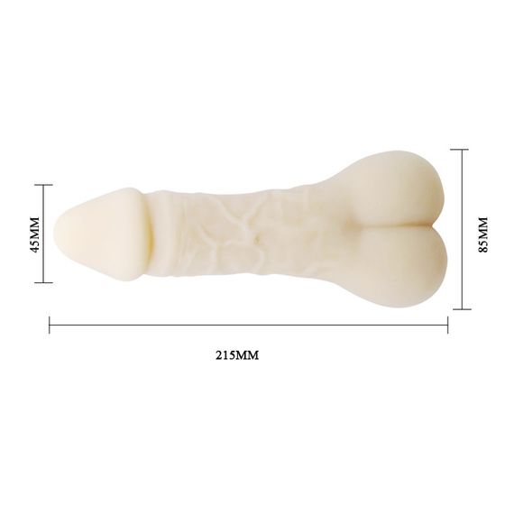 Насадка на член/мастурбатор - Bigger Man Penis Sleeve 8.5" Sex Aura | Зображення 2