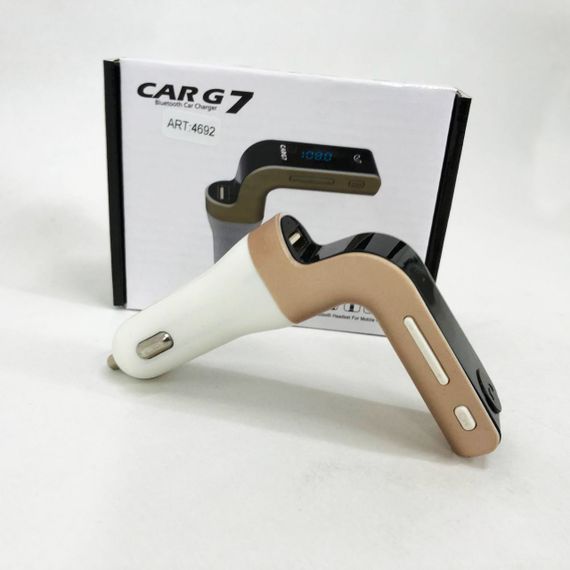 Fm модулятор к магнитоле через прикуриватель Car G7 FM, Автомобильный модулятор XI-192 в машину | Зображення 9