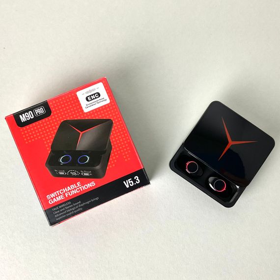 Бездротові навушники M90 Pro series, Gaming EarBuds, Smart Case (Чорний) | Зображення 5