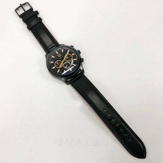Стильные черные мужские наручные часы SKMEI 4991/1994GD, Мужские наручные часы класика AJ-97 | Зображення 5