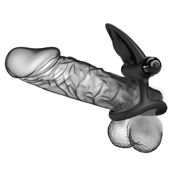 Эрекционное кольцо - Pretty Love Vibration Cock Ring Black sexstyle | Зображення 9