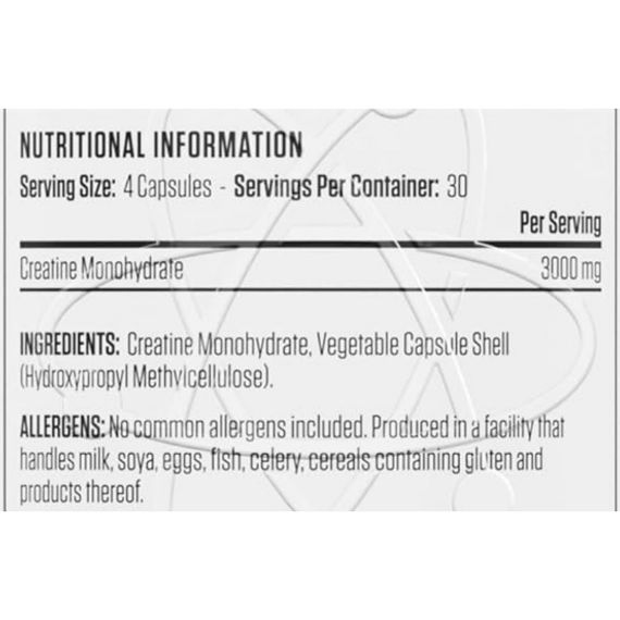 Креатин моногідрат Applied Nutrition Creatine 3000 120 Caps | Зображення 1