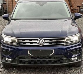 Накладки на решітку 2016-2020 (2 шт., нерж) для Volkswagen Tiguan