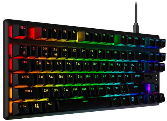 Клавіатура механічна HyperX Alloy Origins Core PBT 87key 639N7AA | Зображення 2