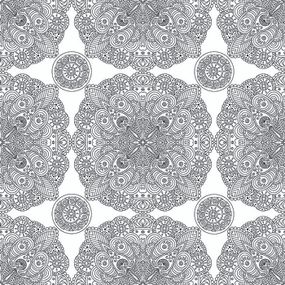 Шпалери-розмальовки Мандала (3шт) 60*60 C-60011