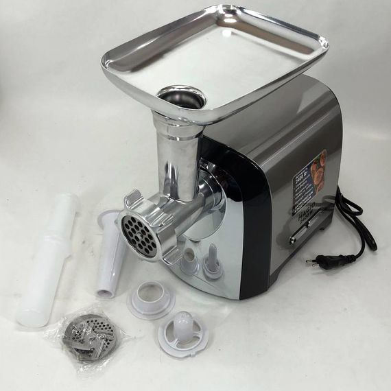 М'ясорубка Magio MG-269, 2400 W, м'ясорубка електрична метал, м'ясорубка з металевим редуктором | Зображення 5