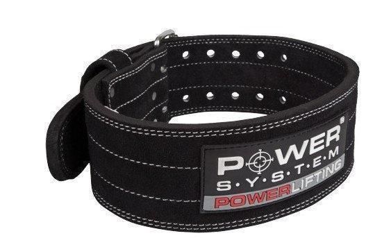 Пояс для пауерліфтингу Power System PS-3800  PowerLifting шкіряний Black XXL