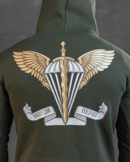 Худі CELEO на флісіЗвжди перші олива ВТ7989 | Зображення 2