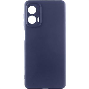Чохол Silicone Cover Ummi Lakshmi Full Camera (AA) для Motorola Moto G85 Синій / Midnight Blue