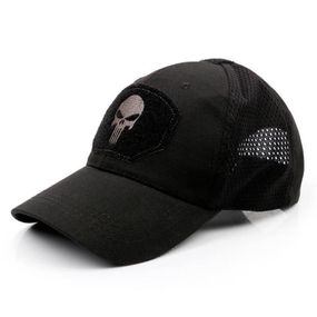 Бейсболка тактична «Punisher» Rip-Stop Black 5.0