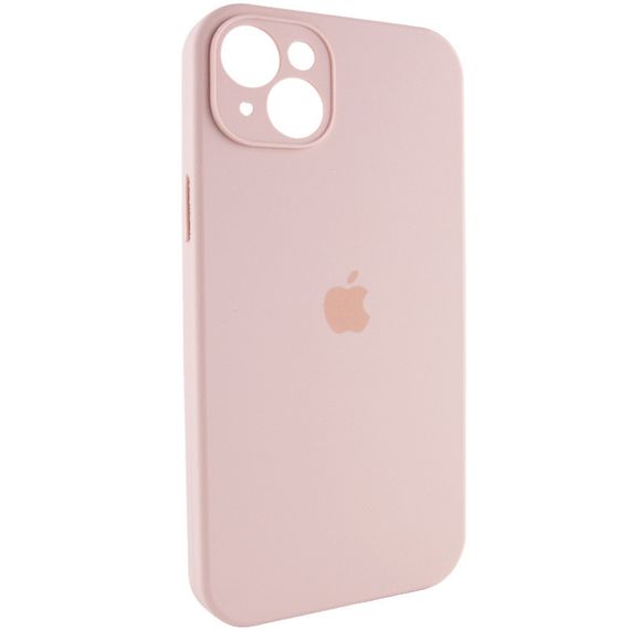 Чехол Silicone Case Full Camera Protective (AA) для Apple iPhone 14 (6.1") Розовый / Pink Sand | Зображення 1