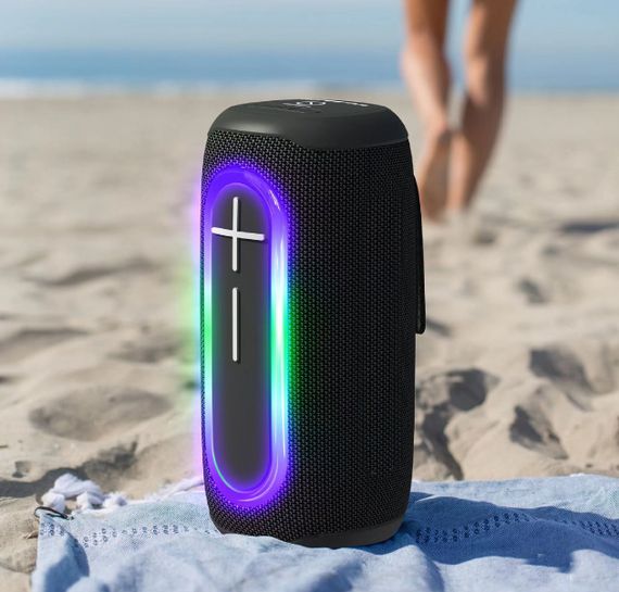 Портативная колонка XPRO P60 20Вт USB, AUX, FM, Bluetooth черная (41091-P60) | Зображення 2