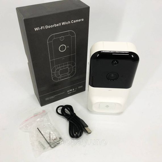 Бездротова відеокамера дверного дзвінка домофон SMART DOORBELL X5 wifi | Зображення 1