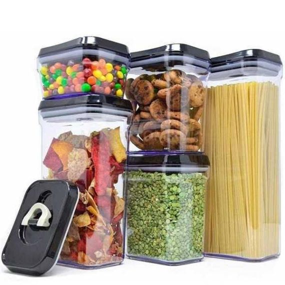 Набор контейнеров для пищевых продуктов 5шт с герметичными крышками