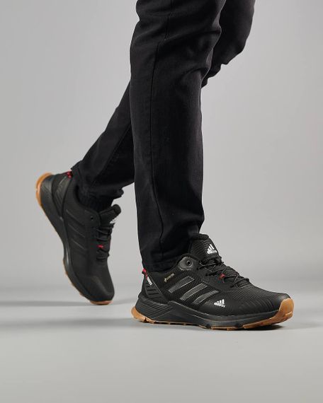 Зимові чоловічі кросівки Equipment Terrex Fleece Black Red Gum, фліс , В'єтнам 46 29 | Зображення 1