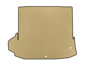 Коврик в багажник EVA V3 (без сабвуфера, 7-местный, Бежевый) для Toyota Highlander 2019- гг