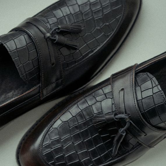 Туфли лоферы, коричневые 42 размер | Зображення 5