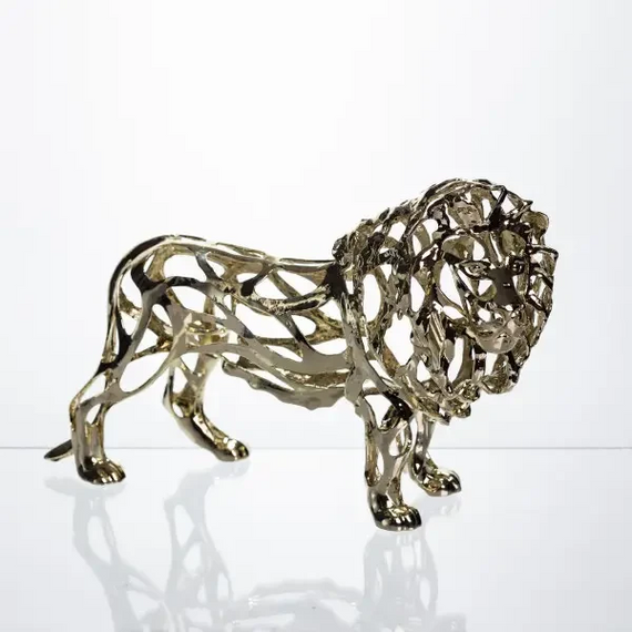 Декоративная фигурка Lion 29х11х20 см металлическая HP-7-14 | Зображення 3