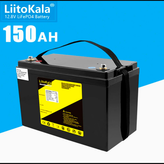Акумулятор LiFePO4, LiitoKala, 12 В, 150 Ач, с LCD дисплеєм, BMS smart плата | Зображення 2