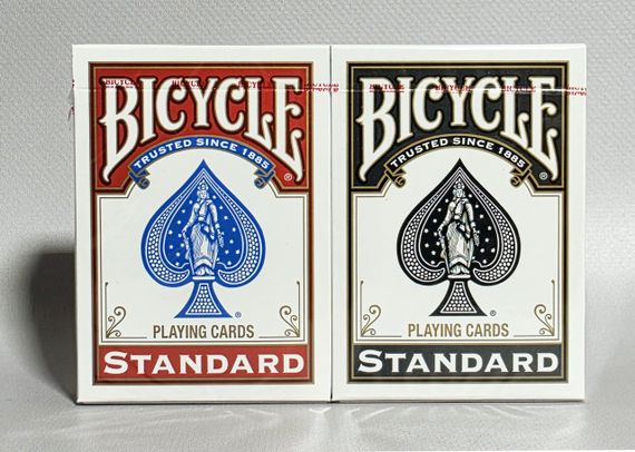 Набор игральных карт Bicycle Standard Playing Cards Черные и Красные (2 колоды) | Зображення 5