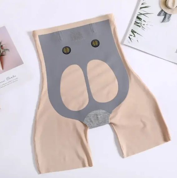 Шорти з високою талією для корекції фігури виготовлені з легкого безшовного нейлону | Зображення 1