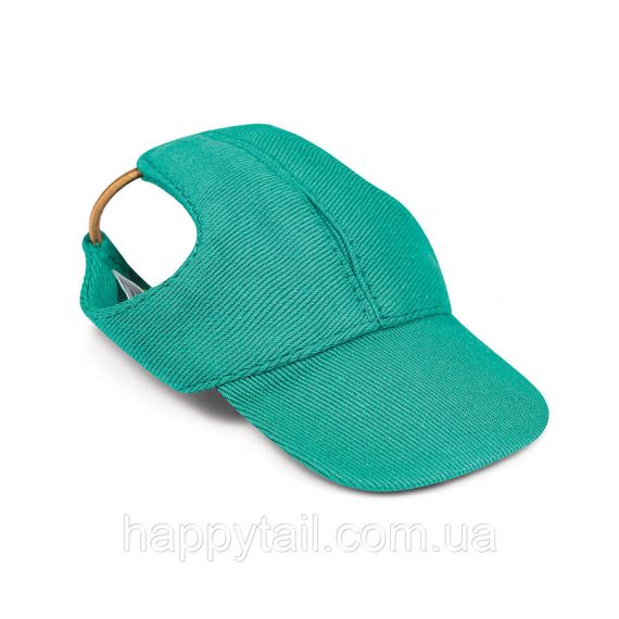 Кепка для собак Pet Fashion Topaz L бірюзова — літній бавовняний капелюх із регульованими отворами для вух | Зображення 3