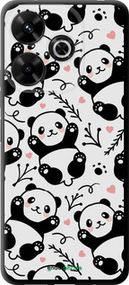 Чохол на Xiaomi Poco M6 4G Панди "4318b-3798-2448"