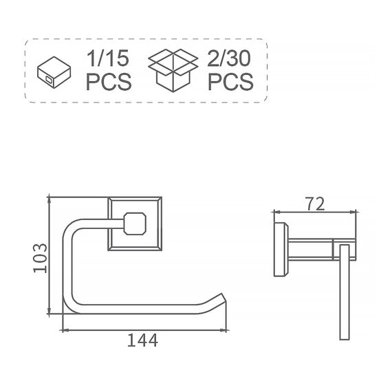 Папіротримач Gappo G3803-3 | Зображення 4