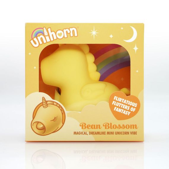 Вибратор-единорожка Unihorn – Bean Blossom, пульсирующий язычок Sex Aura | Зображення 4