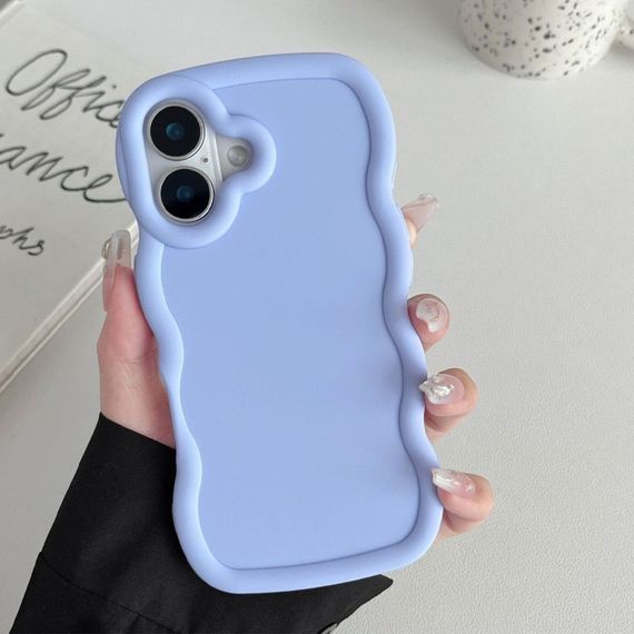 Чохол TPU Ripple для Apple iPhone 16 Plus (6.7") Lilac Blue | Зображення 1