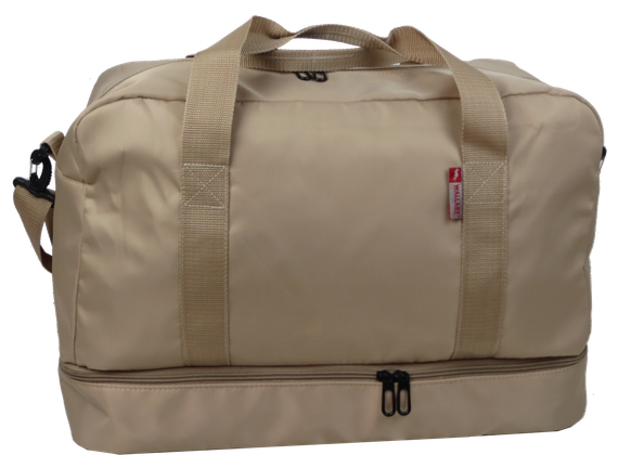 Дорожная сумка с отделом для обуви 40L Wallaby бежевый | Зображення 3