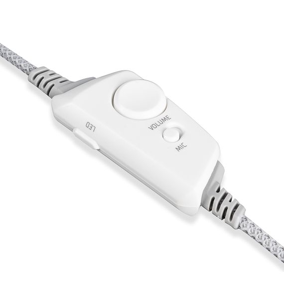 Ігрова гарнітура Modecom Volcano RGB Prometheus 7.1 White USB | Зображення 4