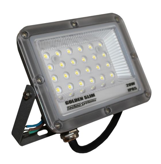Прожектор LED 20W GOLDEN Slim 220V 2200Lm 4000K IP65 Ny95001192 | Зображення 3