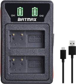 Зарядное устройство Batmax для аккумулятора Panasonic DMW-BLC12 аналог (DE-A79B)