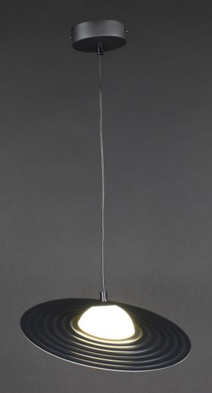 Люстра підвісна на 1 лампочку 27235 Чорний 20-200х30х30 см. | Зображення 6