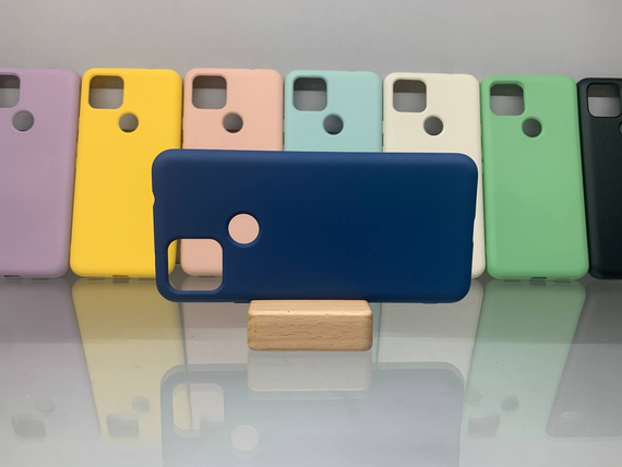 Google Pixel 5A Протиударный чохол Софт Тач чохол синій