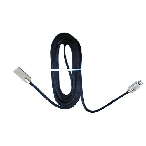 USB дата кабель Lightning 3м для Apple iPhone, iPad, iPod, в оплетке | Зображення 1