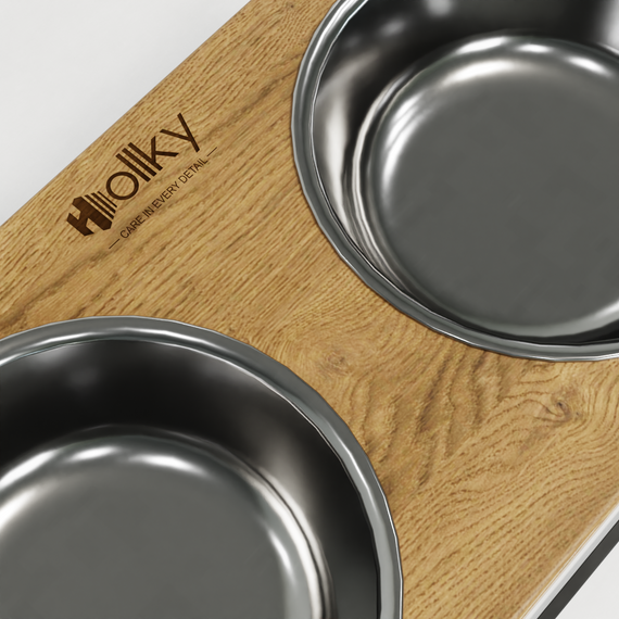 Миски на подставке для очень больших собак Hollky Base XXL40 (2 × 2,8 л) BXXL40-643240-GRNT | Зображення 18