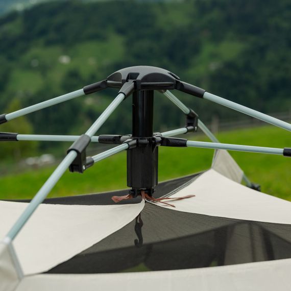 Палатка туристическая 2 человека 200*200*145 см бежевая | Зображення 1