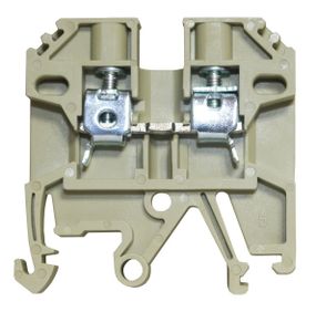 Клема КНГ-SAK-2.5EN 34А 0.2-2.5мм2 гвинтова бежевий набірна на DIN-рейку без маркера без кришки Ny95505483