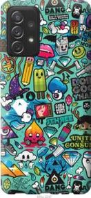 Чехол на Samsung Galaxy A72 A725F Стикер бомбинг 1 из пластика FCh_002474