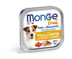 Корм Monge Dog Fruit Pollo вологий з куркою для дорослих собак 100 гр