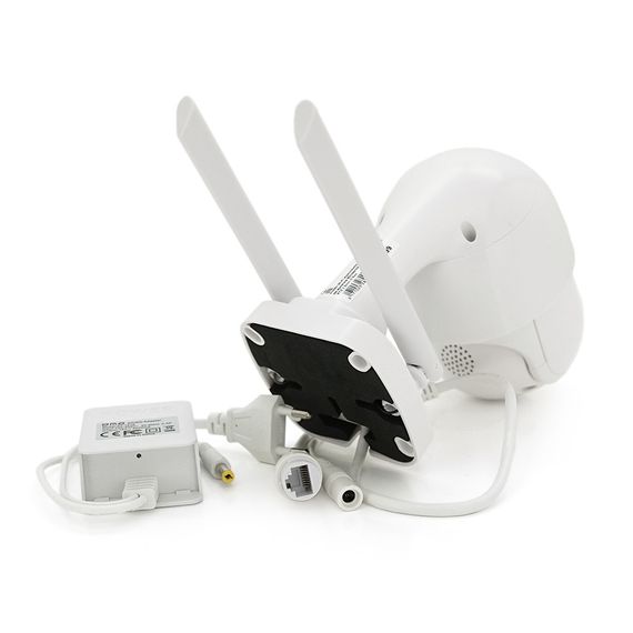 4+4Мп Wi-Fi відеокамера з двома об'єктивами вулична SD/картка PiPo PP-IPC33D4MP20 PTZ 2.8mm ICSee | Зображення 3